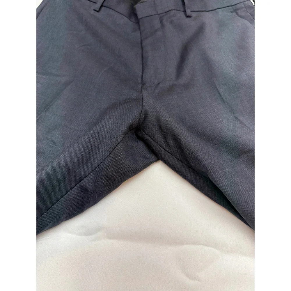 JCREW $250 Mens 32x32 Navy Blue Ludlow Italian Wool Slim Straight Dress Pants